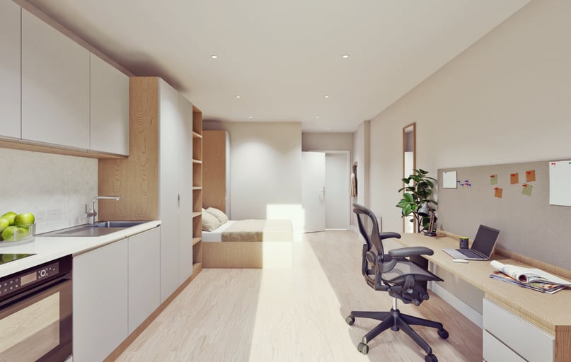 Deluxe Studio, Beckton House, Station Road, Beeston, Nottingham - Image 1